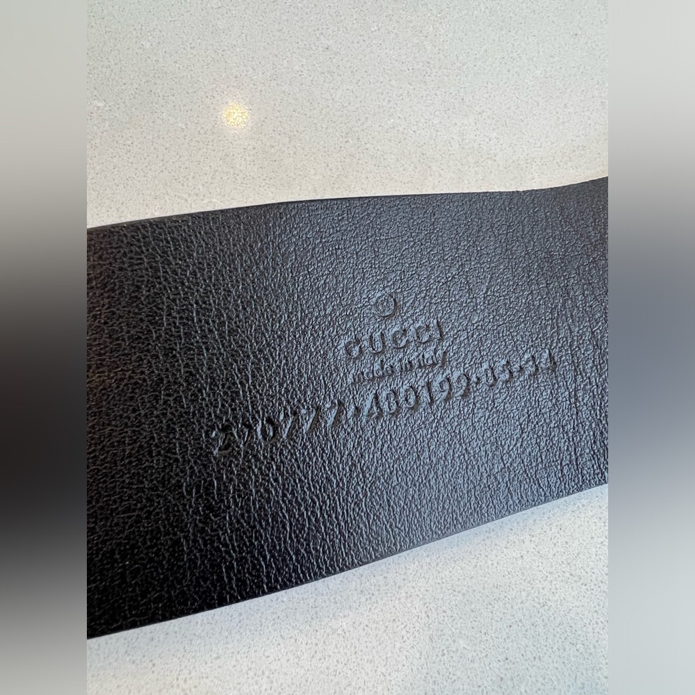 Gucci Swarovski suede black belt - Picture 5 of 6